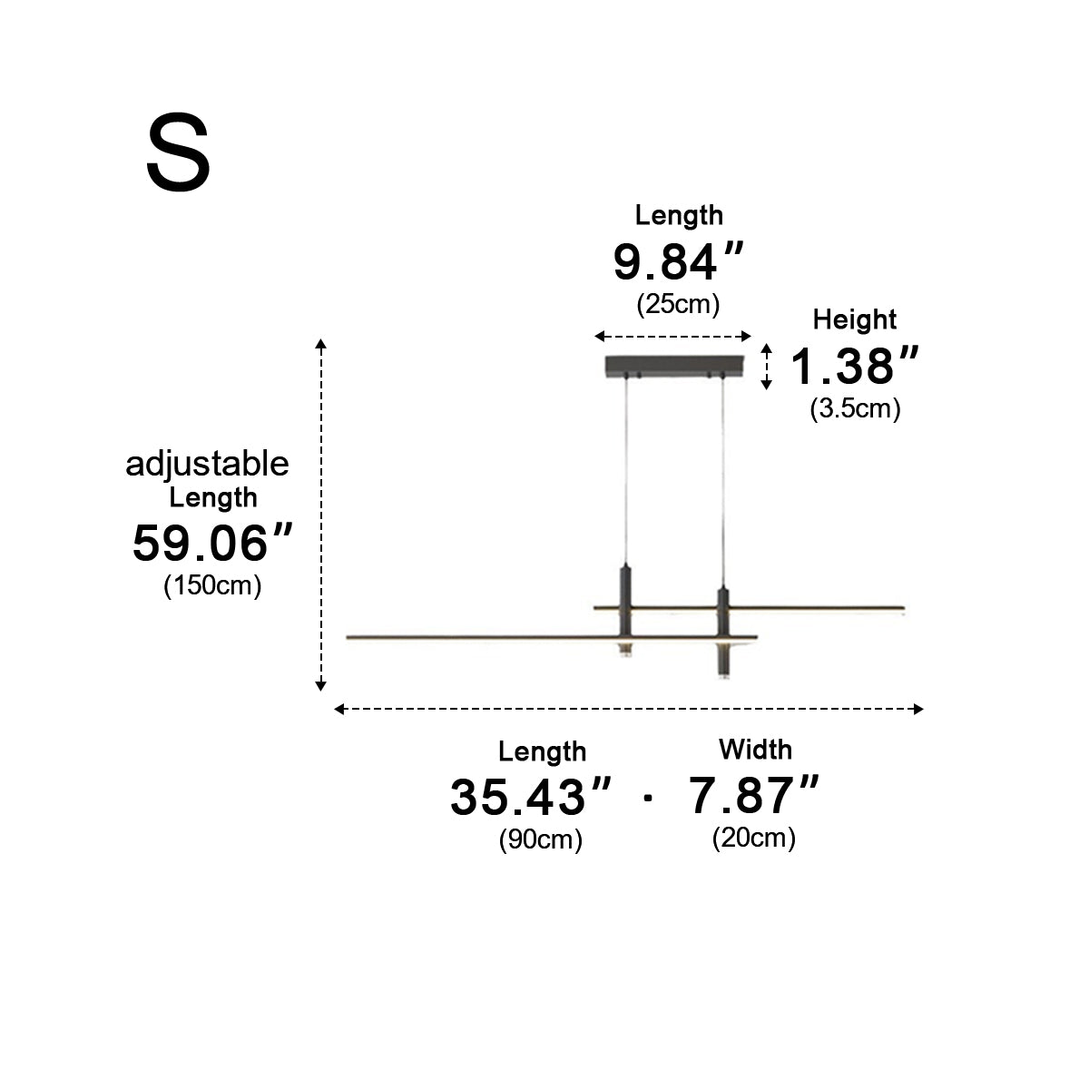 Slim Linear Pendant Lamp | Ormexis