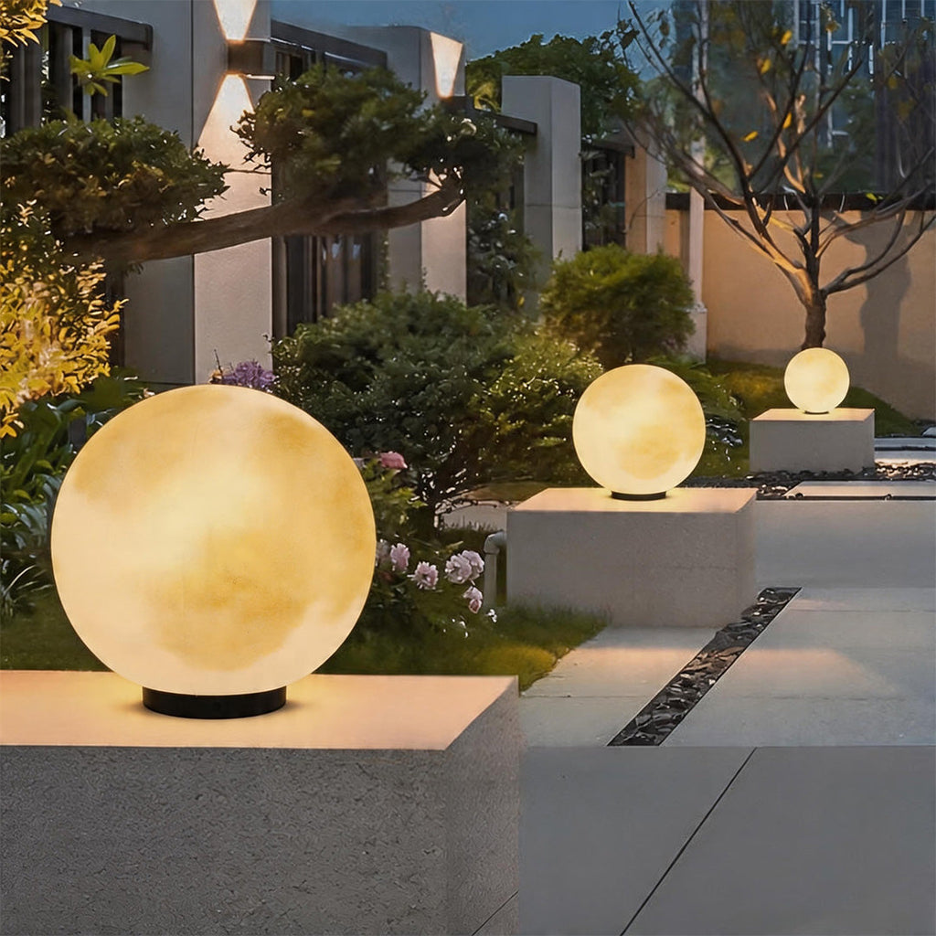 Lampe de poteau globe lunaire Artemis | Ormexis