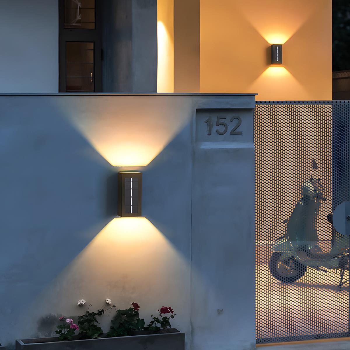Up Down Solar Wall Light | Ormexis