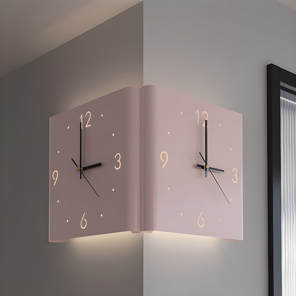 Minimalist Backlit Clock Fixture | Ormexis