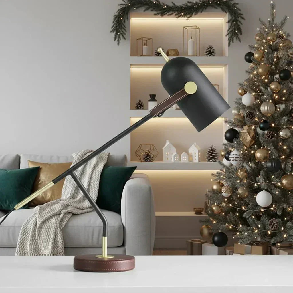 Aurora E27 LED Metall-Schreibtischlampe zum Lesen und für Atmosphäre