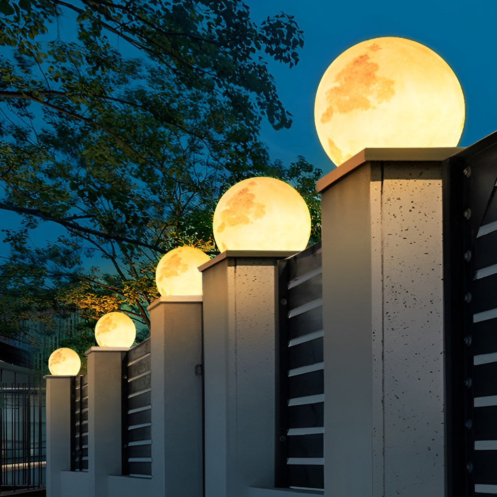 Lampe de poteau globe lunaire Artemis | Ormexis