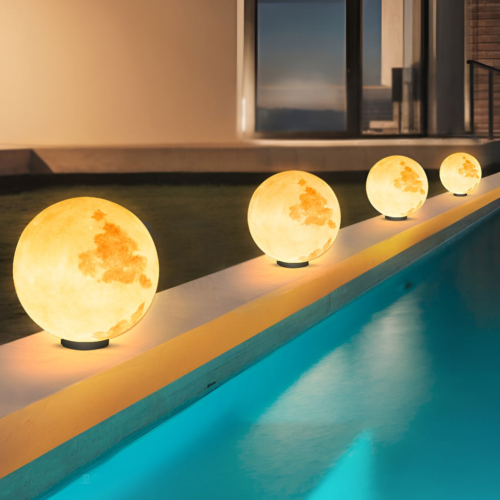 Lampe de poteau globe lunaire Artemis | Ormexis