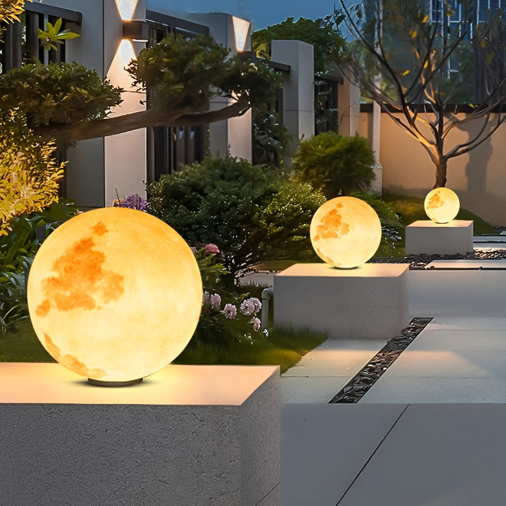 Lampe de poteau globe lunaire Artemis | Ormexis