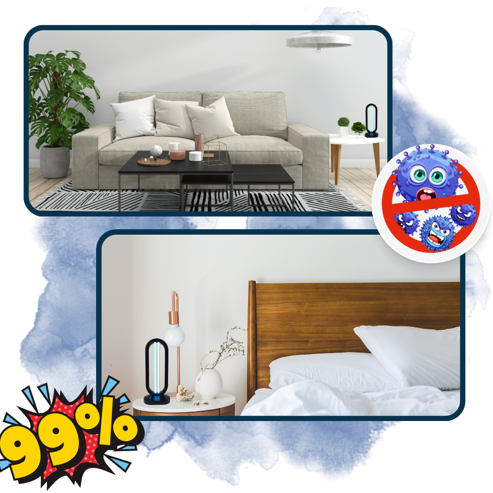 Lampadina Disinfettante UV PulseLight per Rimozione Cimici da Letto su Superfici Multiple Uso Domestico