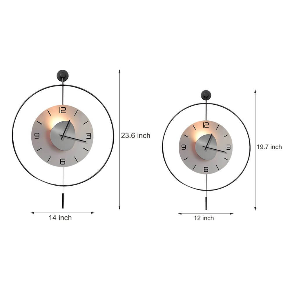 Arcadia Illuminated Pendulum Clock | Ormexis