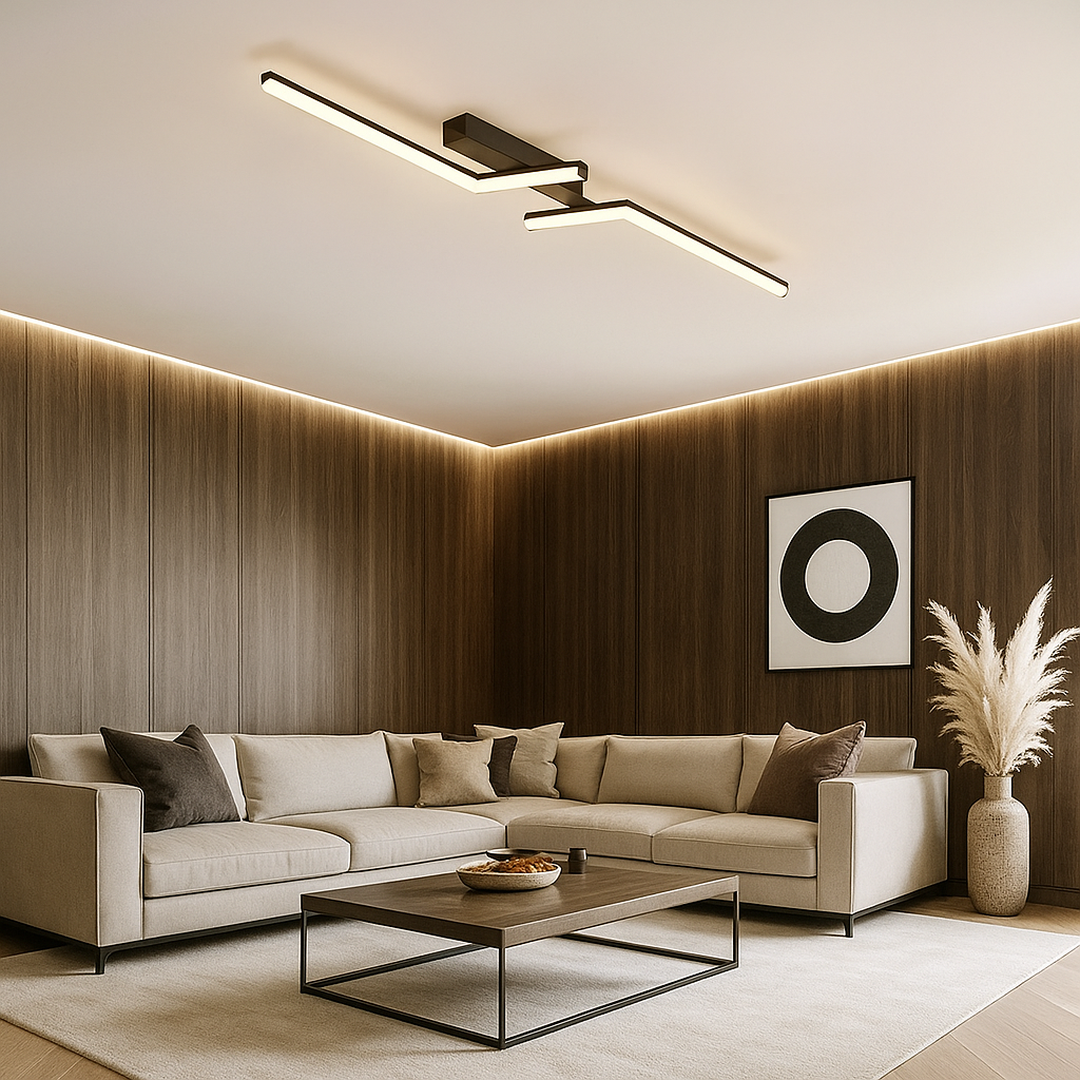 LED Linear Ceiling Lamp Minimalist Design | Ormexis