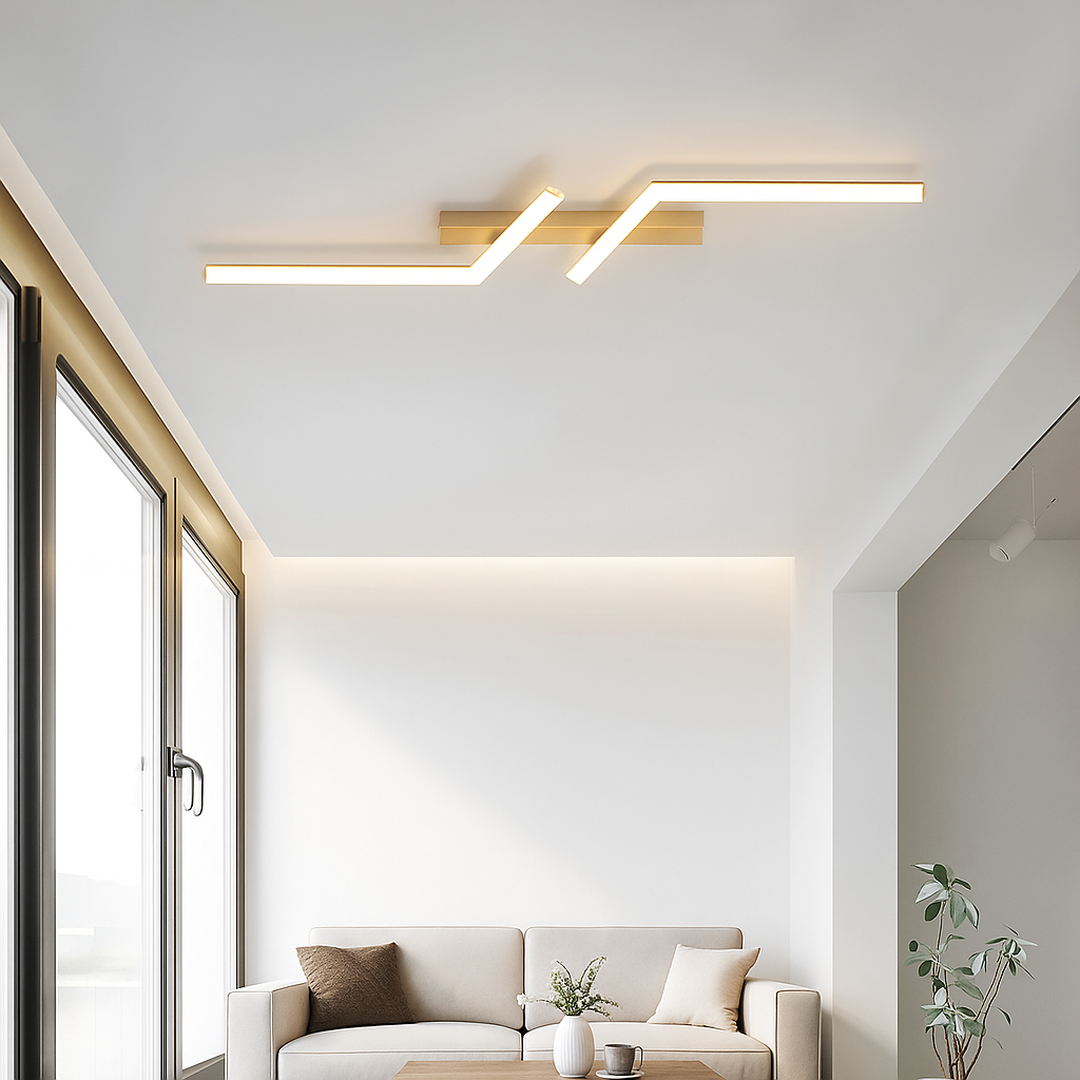 LED Linear Ceiling Lamp Minimalist Design | Ormexis