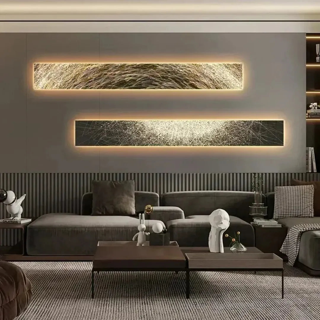 Moderní nástěnné LED svítidlo s dřevěnou povrchovou úpravou | Ormexis