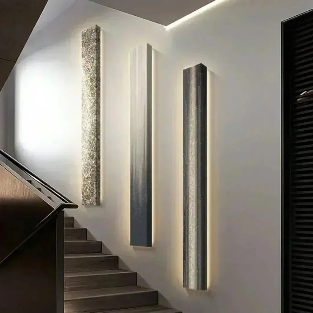 Moderní nástěnné LED svítidlo s dřevěnou povrchovou úpravou | Ormexis