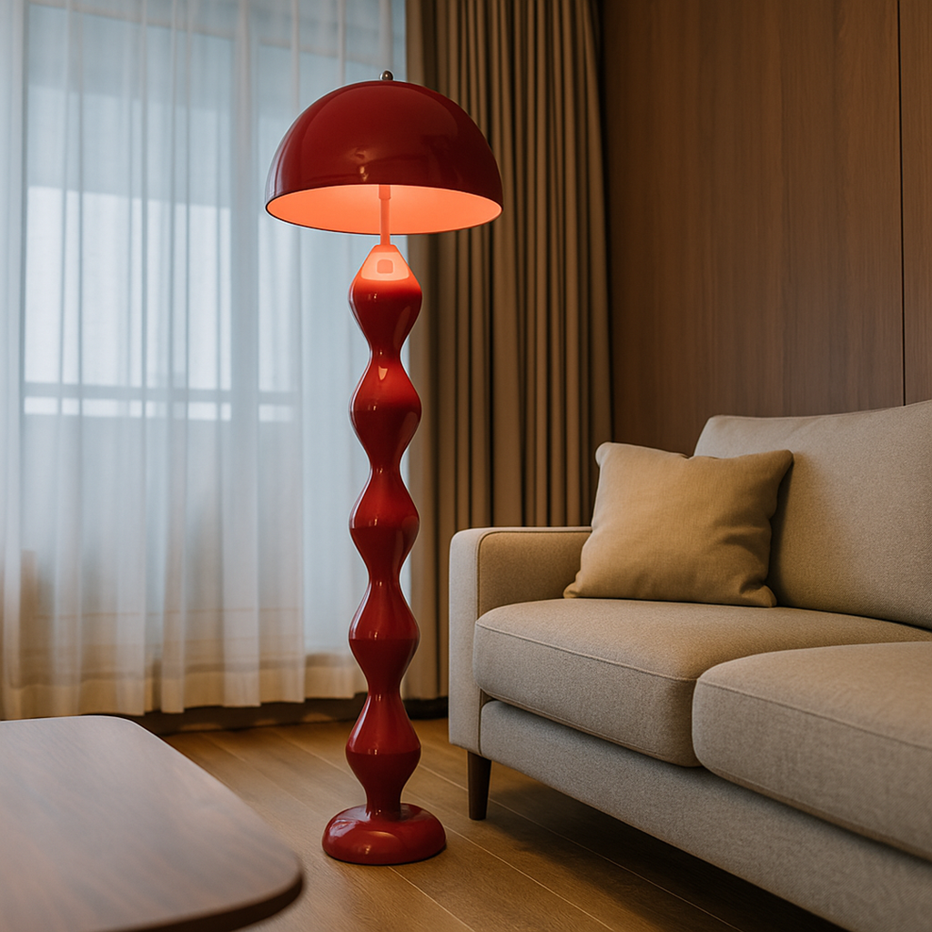 Moderne slanke vloerlamp in Scandinavische stijl | Ormexis