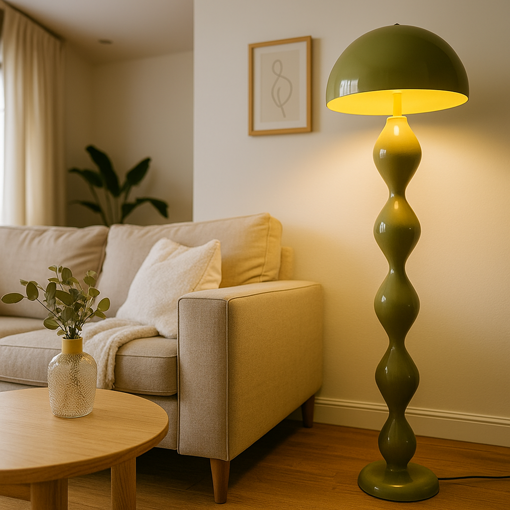 Moderne slanke vloerlamp in Scandinavische stijl | Ormexis