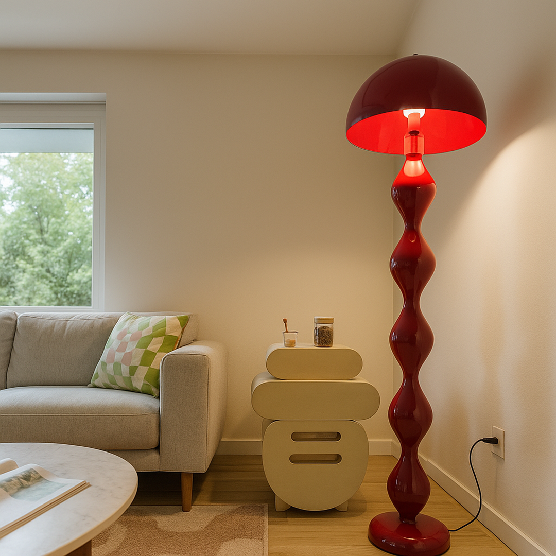 Moderne slanke vloerlamp in Scandinavische stijl | Ormexis