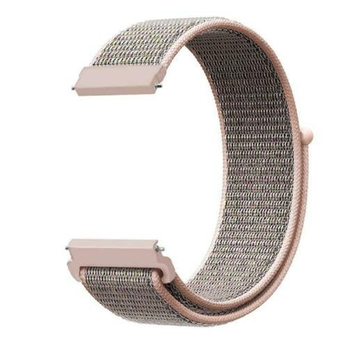 Samsung Galaxy Watch 6 40mm Nylonarmband in Grau-Pink