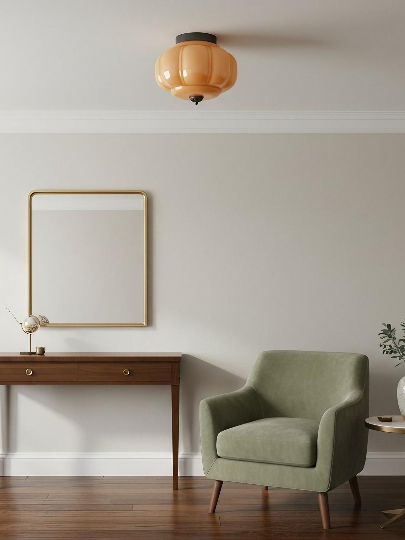 Laskostettu lasikupullinen kattovalaisin | Ormexis