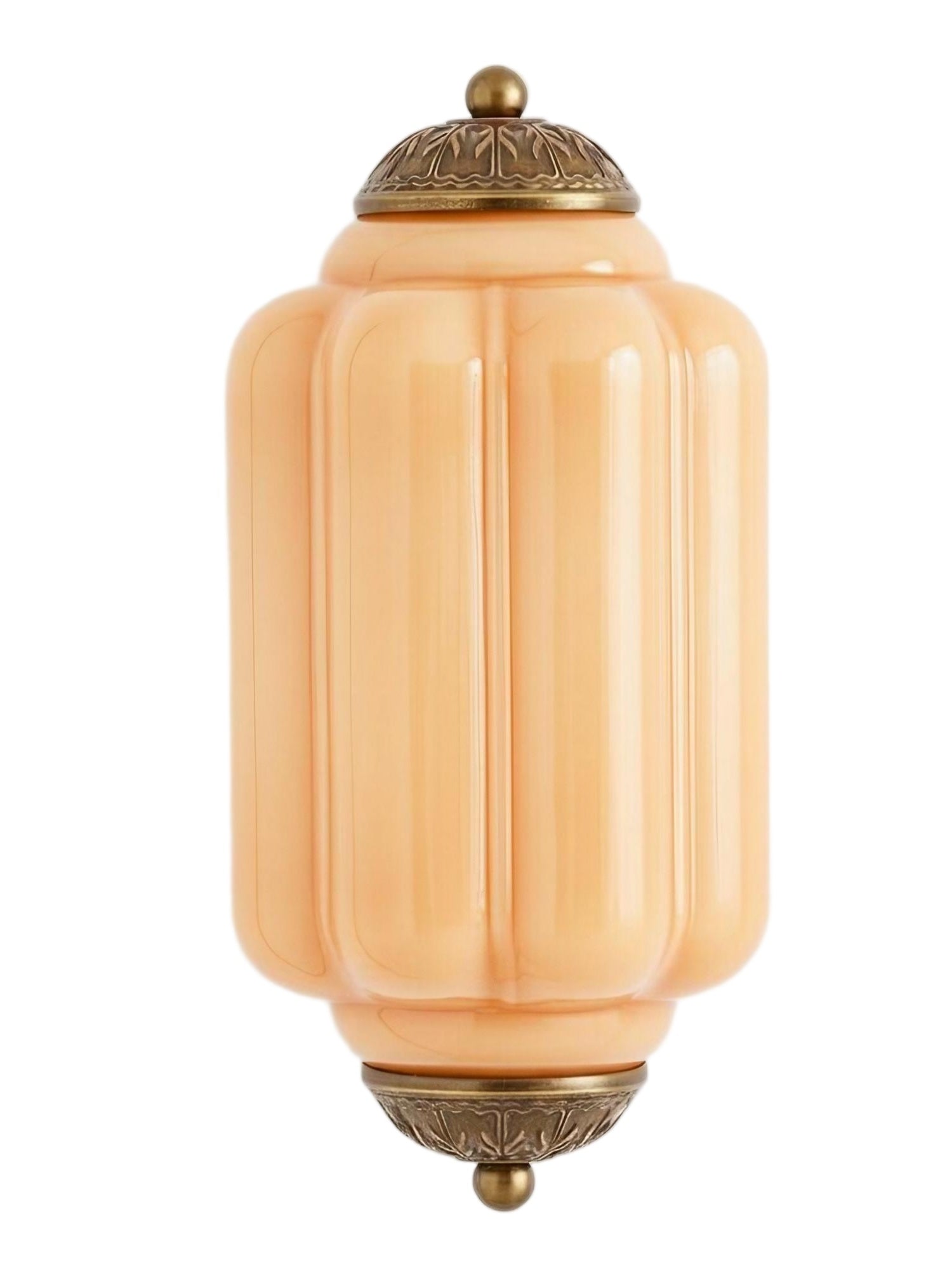 Ribbed Glass Capsule Wall Light | Ormexis