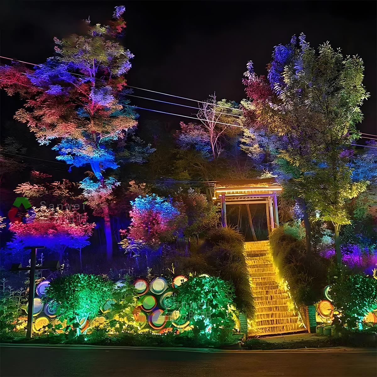 Waterproof RGB LED Landscape Spot Light for Outdoor Use | Ormexis