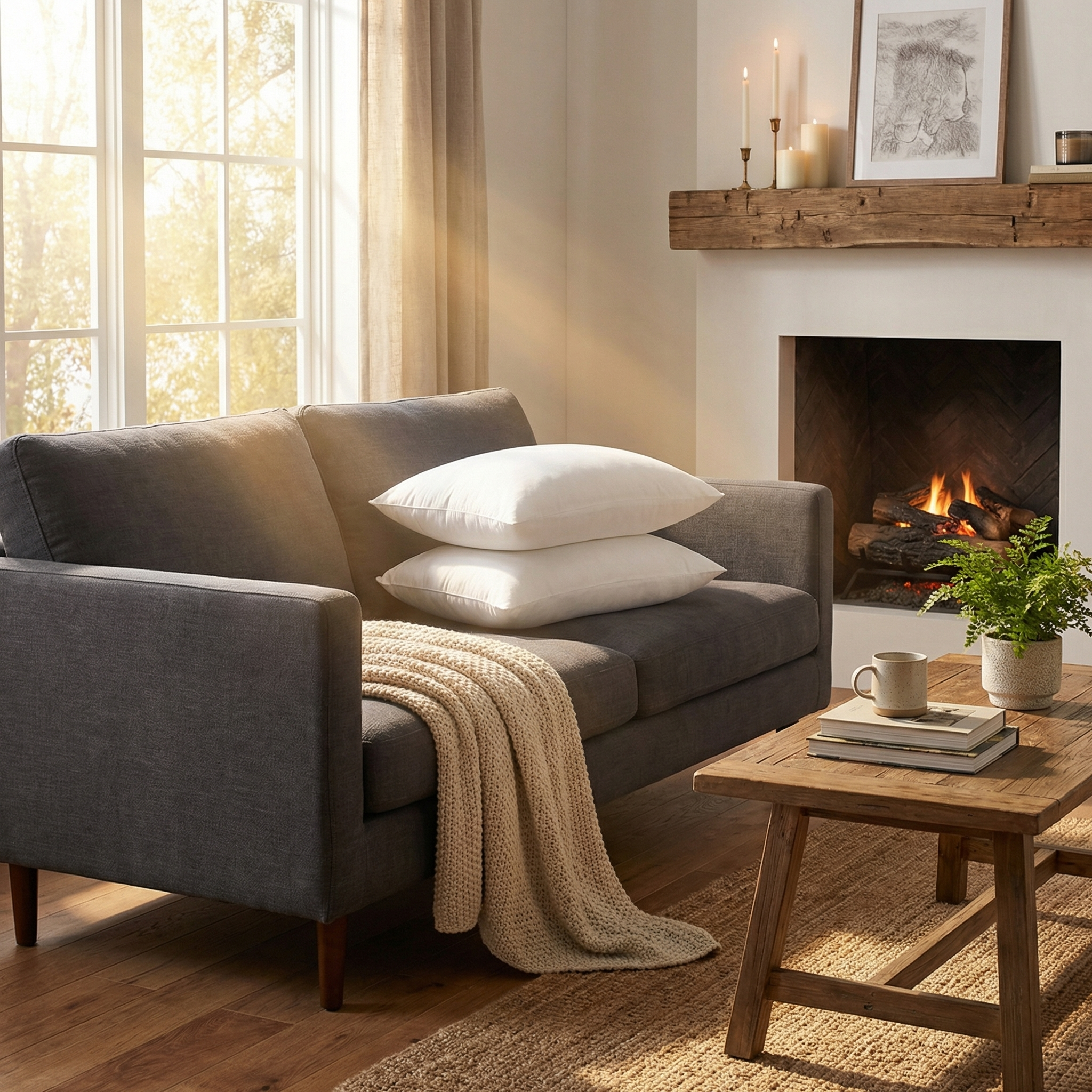 Soft Cushion Filler for Any Cover - Ormexis