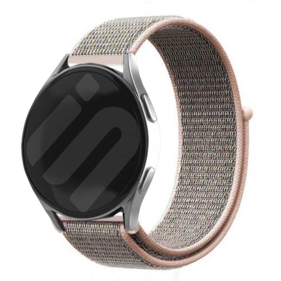 Samsung Galaxy Watch 6 40mm Nylonarmband in Grau-Pink
