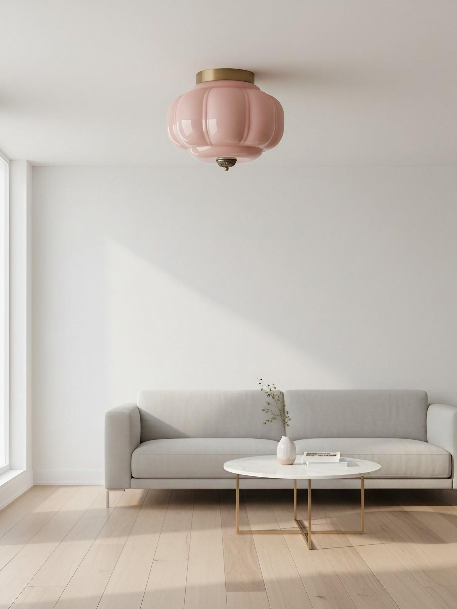 Laskostettu lasikupullinen kattovalaisin | Ormexis