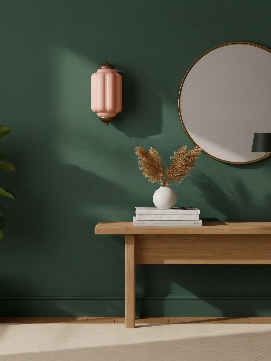 Ribbed Glass Capsule Wall Light | Ormexis