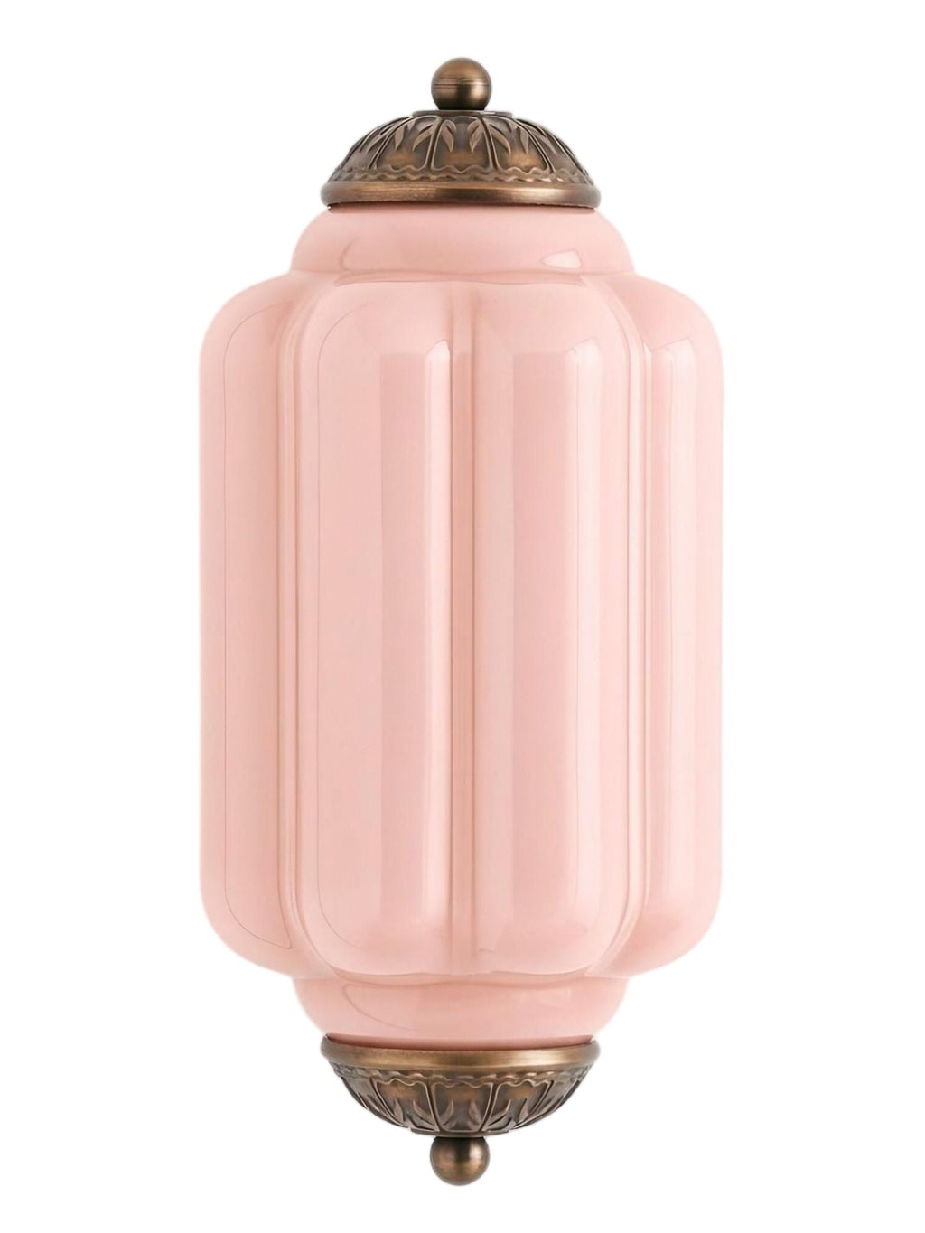 Ribbed Glass Capsule Wall Light | Ormexis