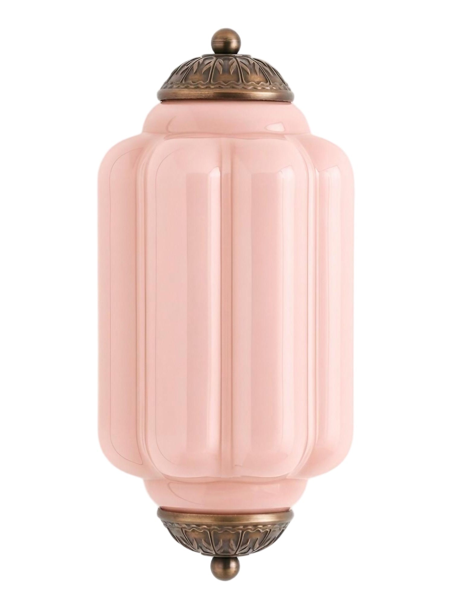 Ribbed Glass Capsule Wall Light | Ormexis
