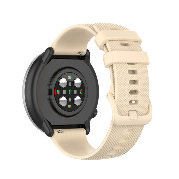 Curea din silicon bej premium pentru ceasul Polar Ignite 2