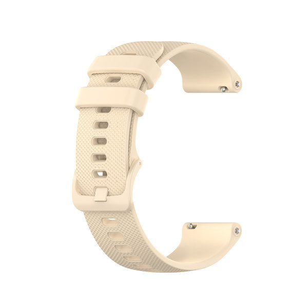 Premium beige silikonerem til Polar Ignite 2 ur