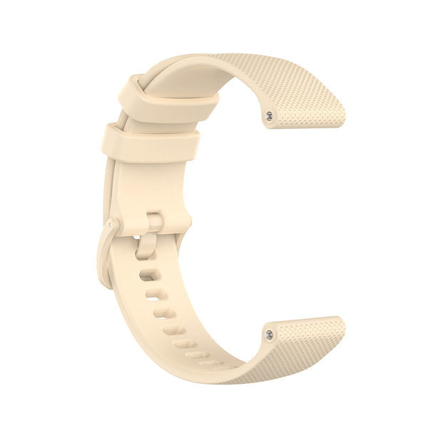 Curea din silicon bej premium pentru ceasul Polar Ignite 2