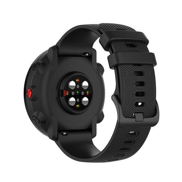 Polar Grit X Black Premium Silicone Band For Polar Grit X