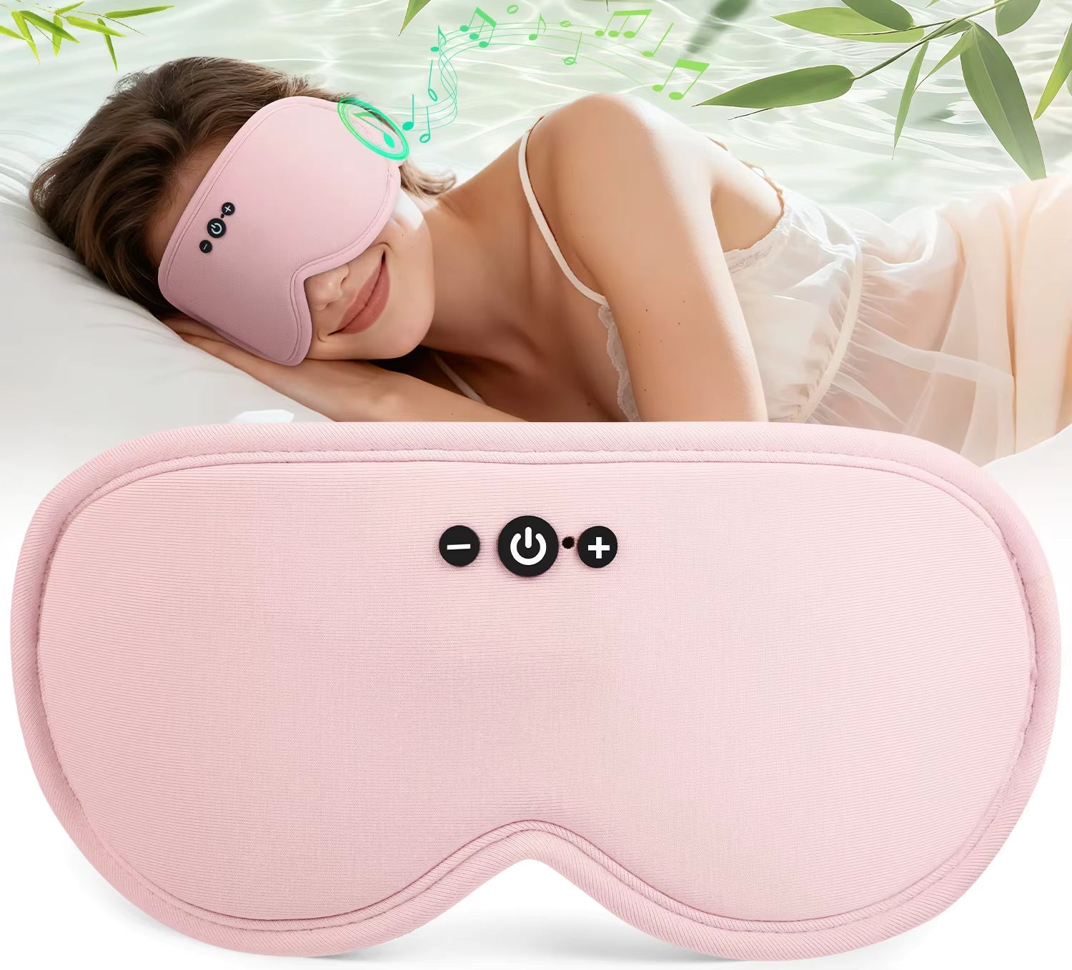 Maschera per gli occhi wireless Serenity Collection con Bluetooth 5.4 per un sonno riposante