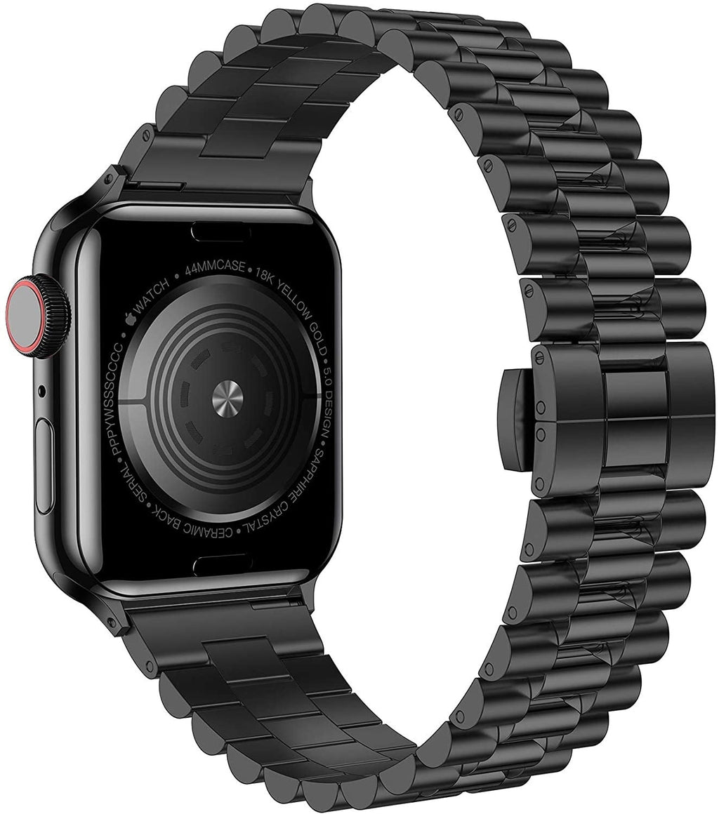 Apple Watch Presidential Zwarte Stalen Band voor Apple Watch