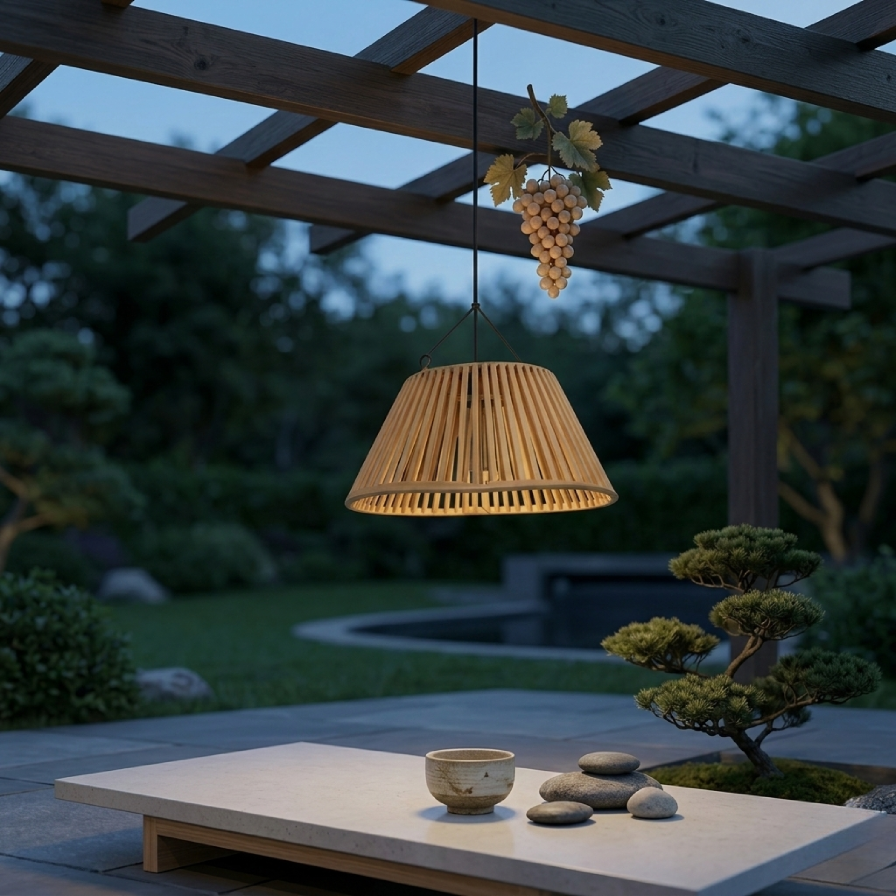 Lanterna Solar com Efeito de Rattan, Recarregável por USB, para Exteriores, Pendente para Jardim | Ormexis