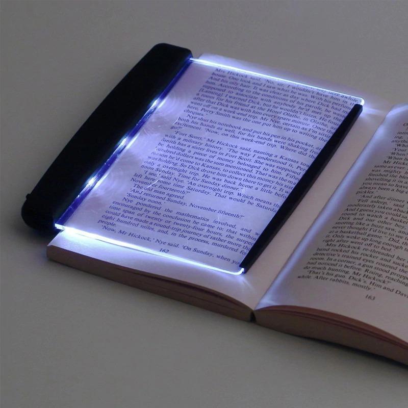 NovaLeaf čtecí lampa s nočním režimem LED plochý panel