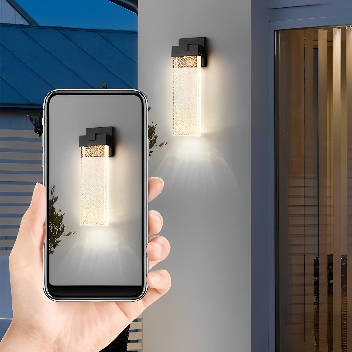 Clear Glass Column Wall Light | Ormexis