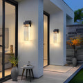 Clear Glass Column Wall Light | Ormexis