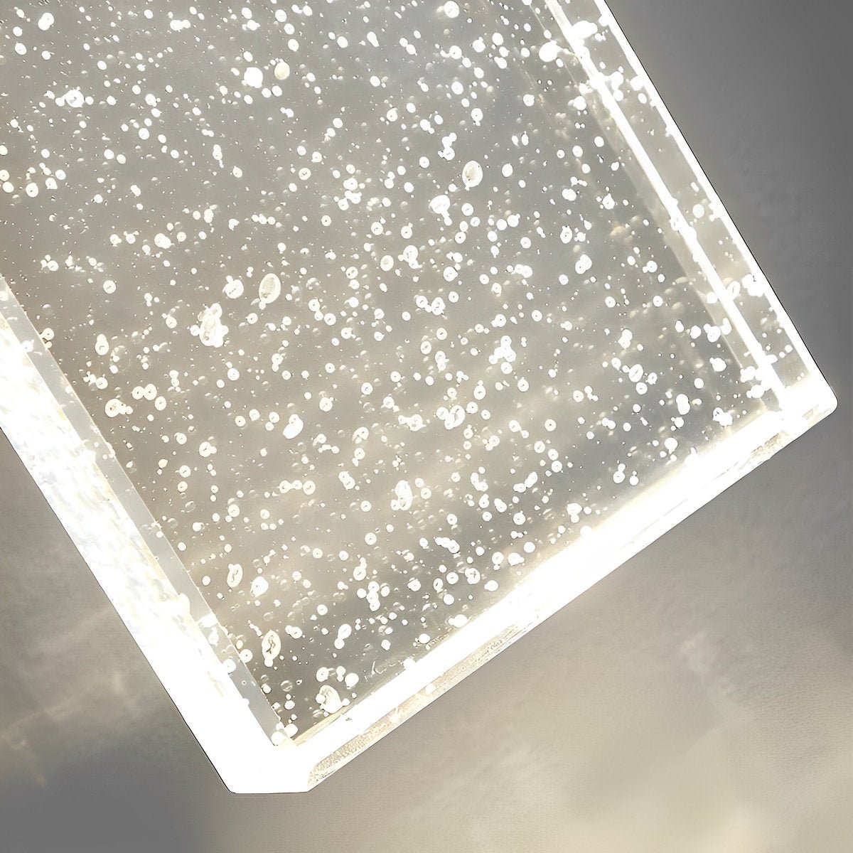 Clear Glass Column Wall Light | Ormexis