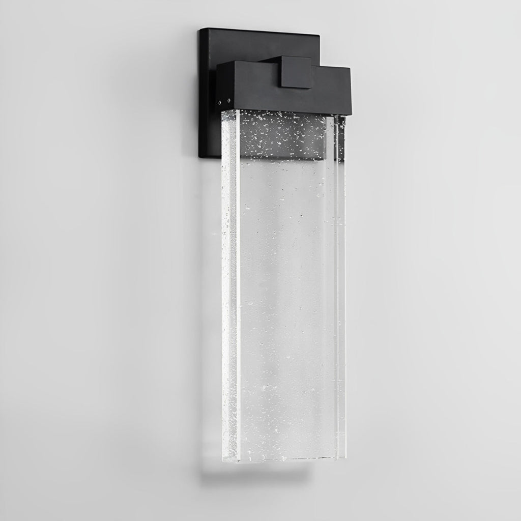 Clear Glass Column Wall Light | Ormexis