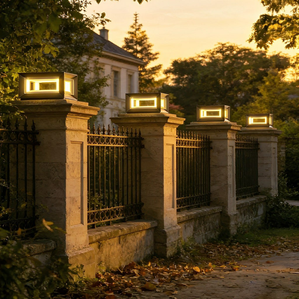 Rectangular LED Outdoor Pillar Light | Ormexis