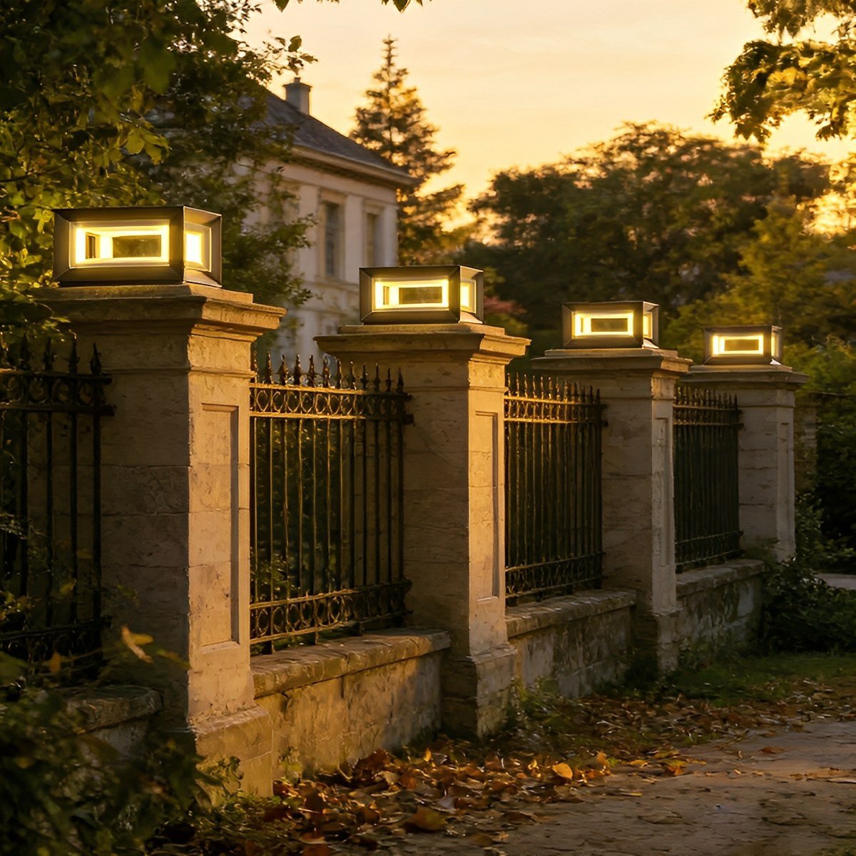 Rectangular LED Outdoor Pillar Light | Ormexis