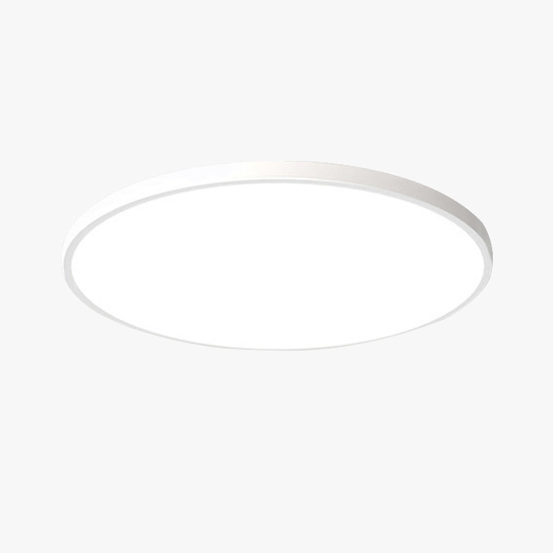 Kulaté slim LED stropní svítidlo do koupelny IP44, bílé a černé | Ormexis