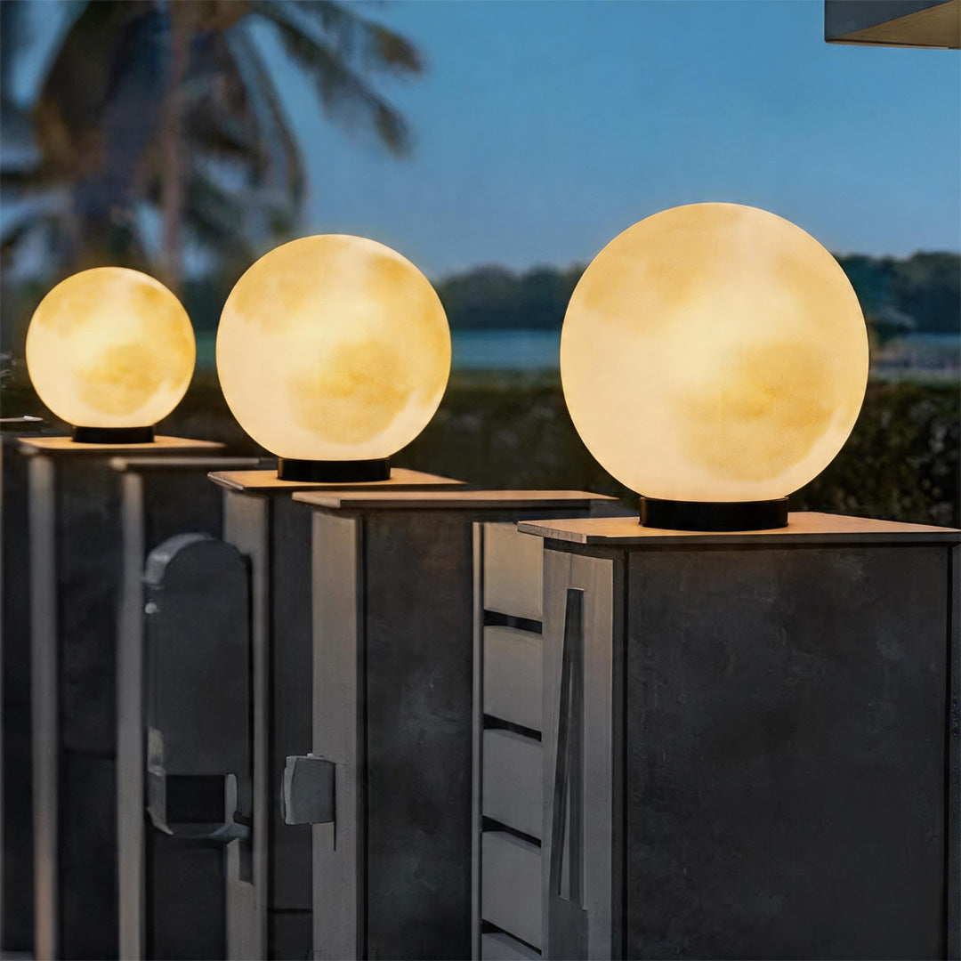 Lampe de poteau globe lunaire Artemis | Ormexis