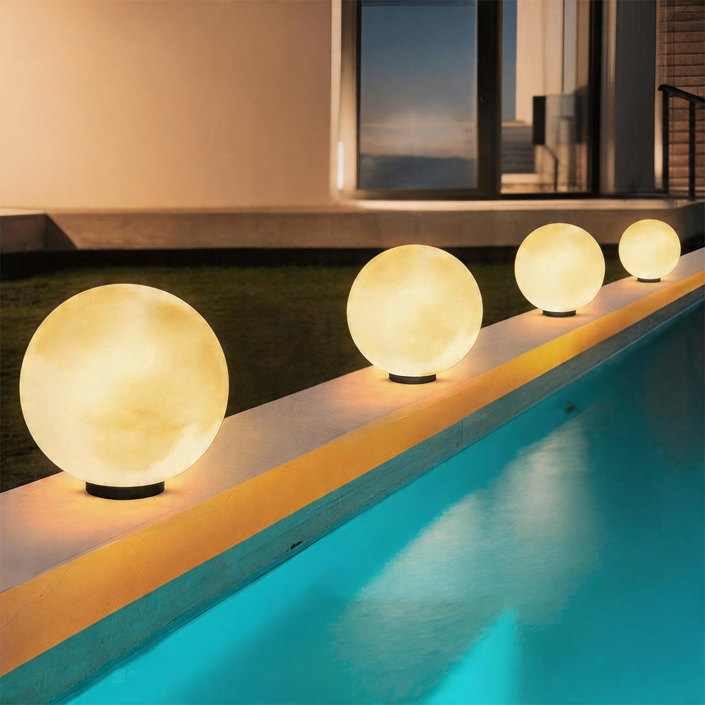 Lampe de poteau globe lunaire Artemis | Ormexis