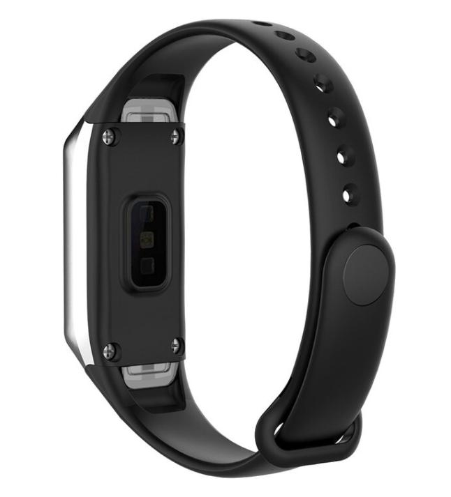 Curea neagră din silicon pentru înlocuirea brățării Galaxy Fit de la Samsung