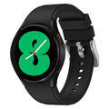 Svart silikonarmband för Samsung Galaxy Watch 4 40 mm med perfekt passform