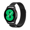Correia Milanesa Preta para Samsung Galaxy Watch 4 44mm