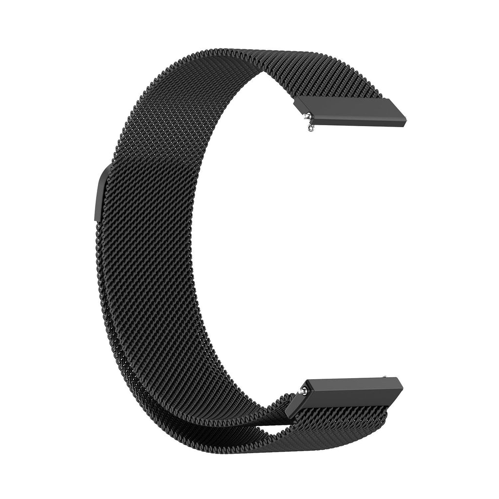 Correia Milanesa Preta para Samsung Galaxy Watch 4 44mm