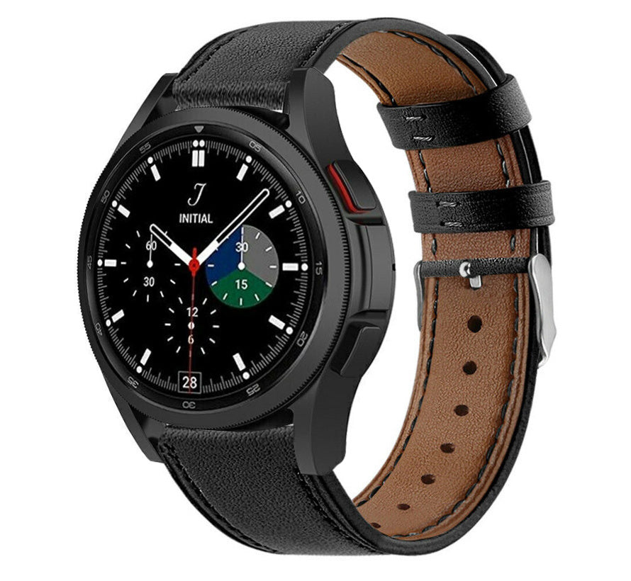 Samsung Galaxy Watch 4 Classic 46mm Black Leather Band