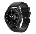 Samsung Galaxy Watch 4 Classic 46 mm fekete szilikon szíjjal, csattal